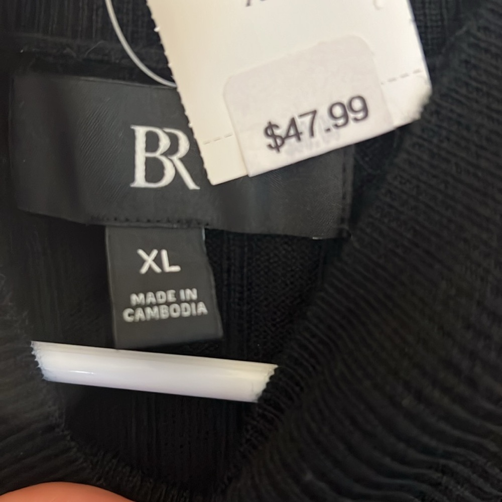 🐝NWT🐝 Banana Republic Mock Turtle Neck Sleeveless Sweater - Picture 2 of 5